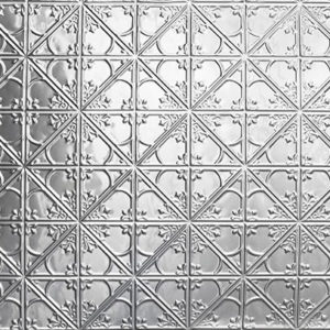 Snowflake design, pressed metal panel pattern by Pressed tin panels