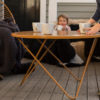 Metal coffee table - outdoor furniture range