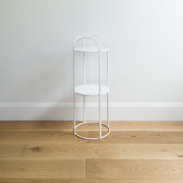 Mis sized wire plant stand by Ico Traders - Mahoe stand -colour white