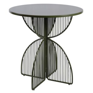 Omaha Café Table by Ico Traders – round stainless steel outdoor table for compact dining spaces.