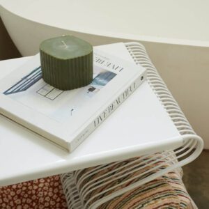 Bantay wire nesting tables duo in powder coated steel