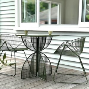 Omaha Cafe Table - STAINLESS STEEL