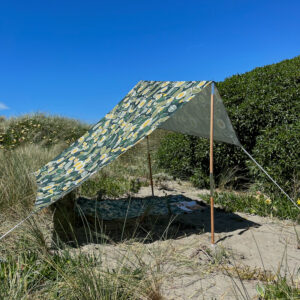 Kiwi Daisy Printed Beach shelter by Ico Traders