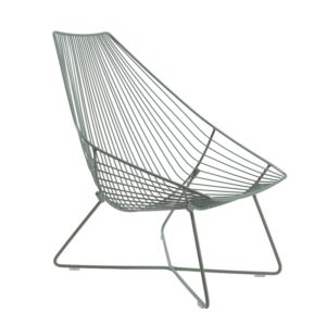 Piha Lounger stainless steel wire chair NZ coastal outdoor lounger