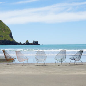 Made specifically for New Zealand & Australia coastal conditions,. The stainless steel Piha Lounger is rust and wind resistant
