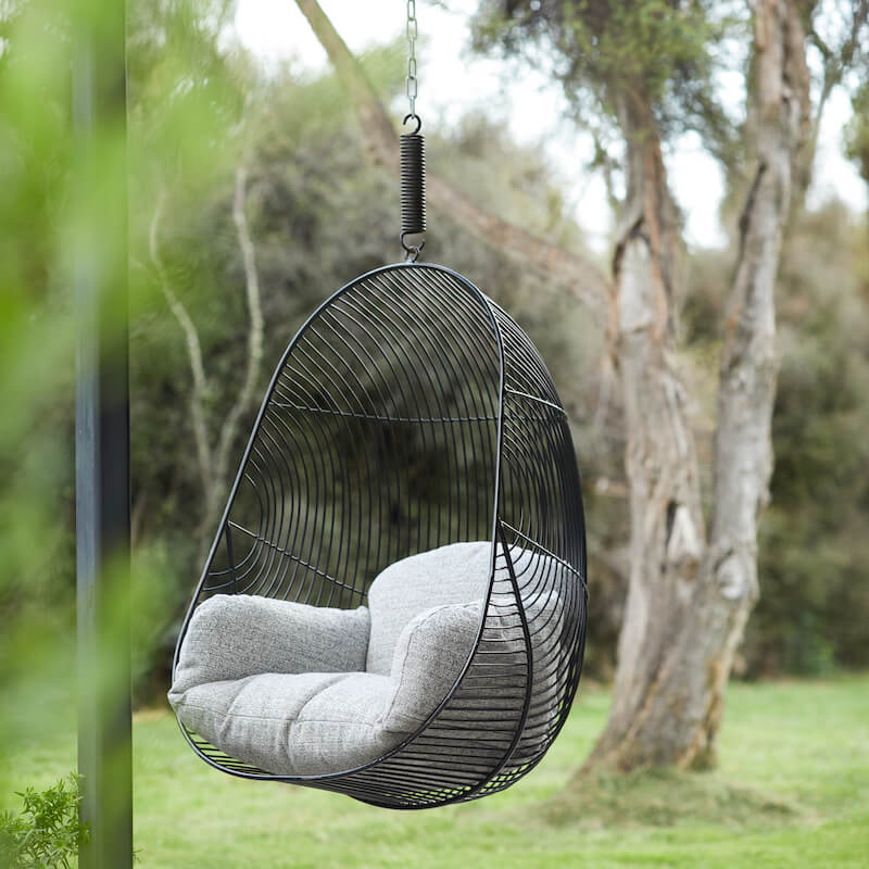 Hokianga Hanging Chair - Wire Outdoor Lounging Chairs - Ico Traders