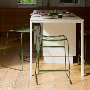 Wire Kitchen stools in New Zealand are designed by Miranda Osborne at Ico Traders