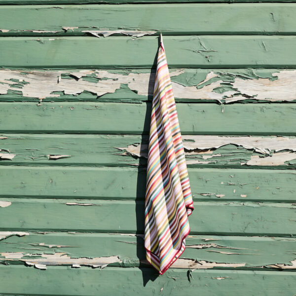 Striped, retro, sand free towel