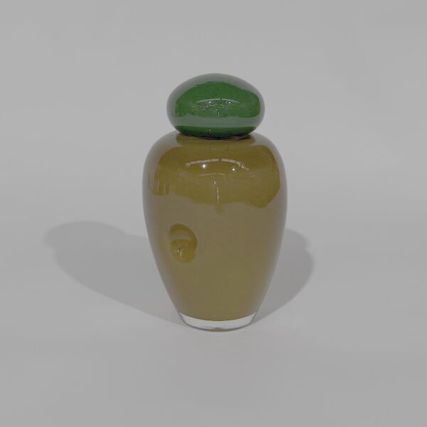 TOFFEE POT VASE - TOFFEE/SAGE