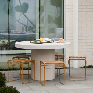 Beaumont Stool - Stainless Steel