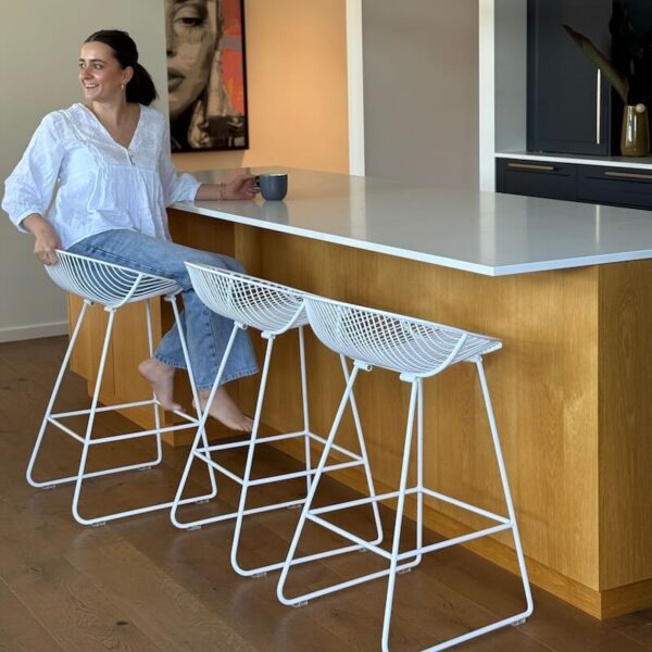 Rangitoto Stool - x 4 white photosamples
