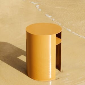 Waipuna Outdoor Side Table - stainless steel