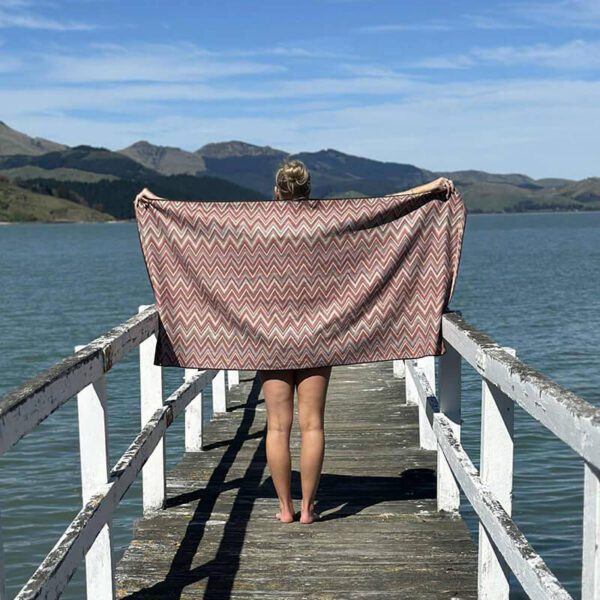 Chevron stripe Sandfree Towel by Ico Traders