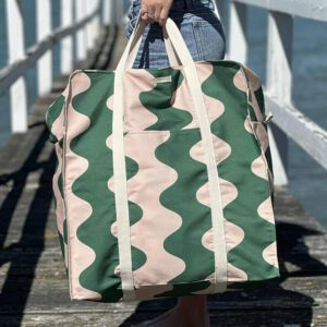 Watermelon Popsicle print. Ico Traders oversized canvas Stuffer Bag
