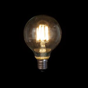 Dolly Lightbulb, best paired with Ico traders pendant lights. NZ.