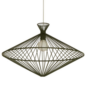 Double Amberley pendant light in Fern Green. New Zealand Design