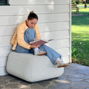 The 'Otto' Ottoman is designed for living outside i the New Zealand weather conditions. Team with the Benson Sofa to complete your outdoor setting
