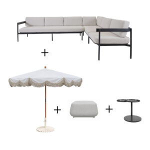 Ico Traders outdoor furniture collected together as a bundle deal